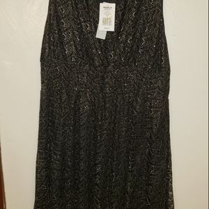 NWT black lace cocktail dress